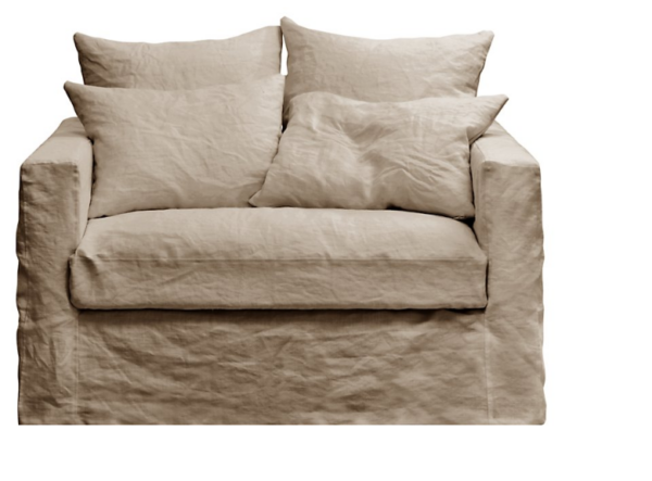 Fauteuil XL 100% lin Bali – Image 2
