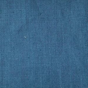 lin froissé Sweet bleu paon - 100% lin