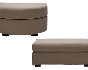 Pouf Élémentaire arrondi ou rectangulaire