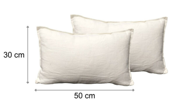 Lot 2 coussins 30x50cm