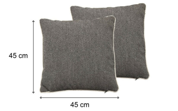 Lot 2 coussins 45x45cm